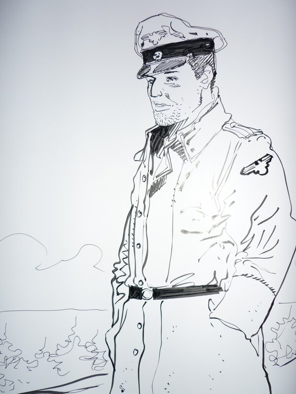 Officier Allemand by Philippe Jarbinet - Sketch