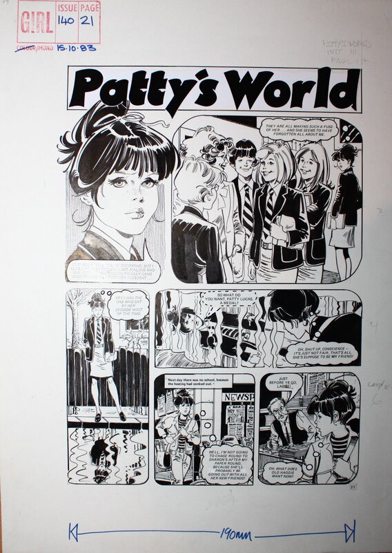 Purita Campos, Esther Patty's World - Comic Strip