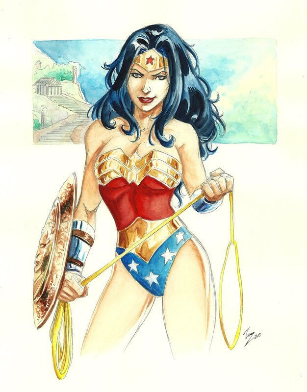 Wonder Woman par Vicente Cifuentes - Œuvre originale