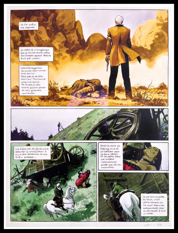 Enrico Marini, Stephen Desberg, L'Etoile du désert (T.2), Planche 52 - Comic Strip