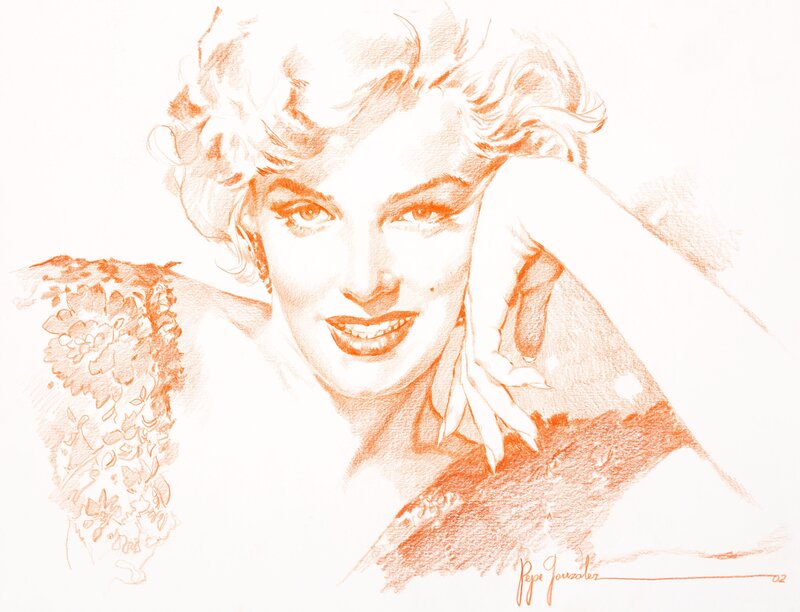 Marilyn by José González - Original Illustration