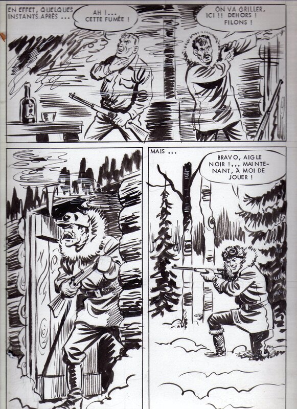 Maxime Roubinet, Sam Boyd, la longue poursuite, pl 40. Ajax n°36, novembre 1967, SFPI - Comic Strip