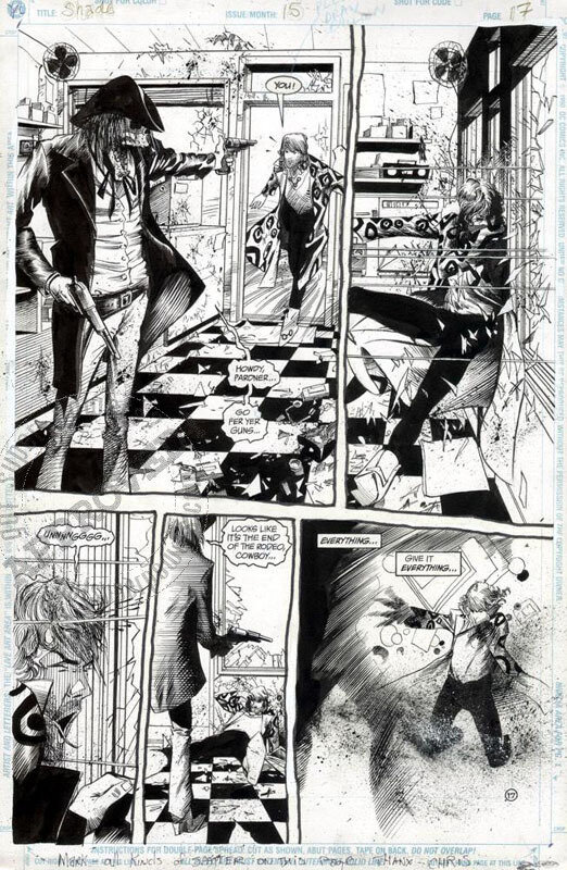Chris Bachalo, Mark Pennington, Bachalo: Shade: The Changing Man 15 page 17 - Œuvre originale Chris Bachalo, Mark Pennington, Bachalo: Shade: The Changing Man 15 page 17 - Œuvre originale