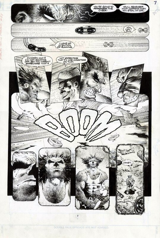 Kieth: Marvel Comics Presents 88 page 7 - Original art