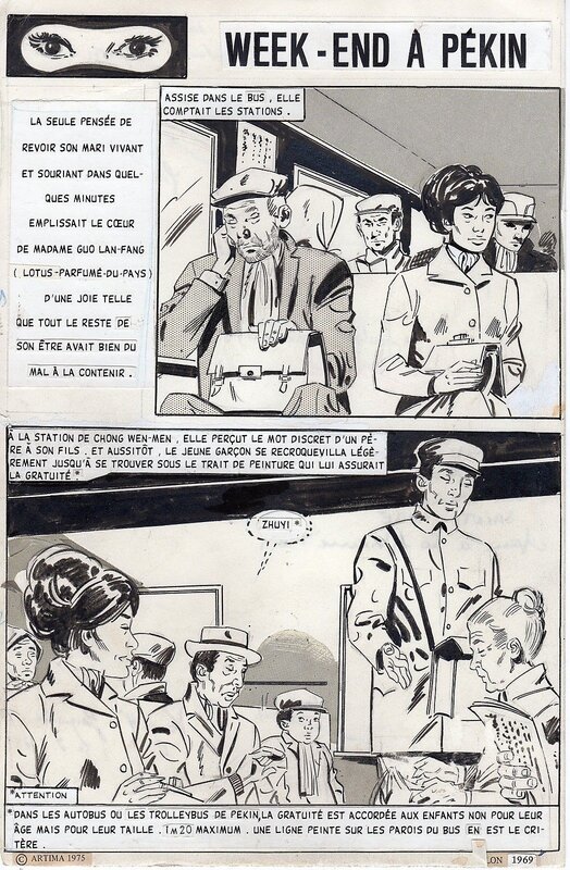 Renaud, Week-End à Pékin - La Louve, Artima, 1975 - Comic Strip