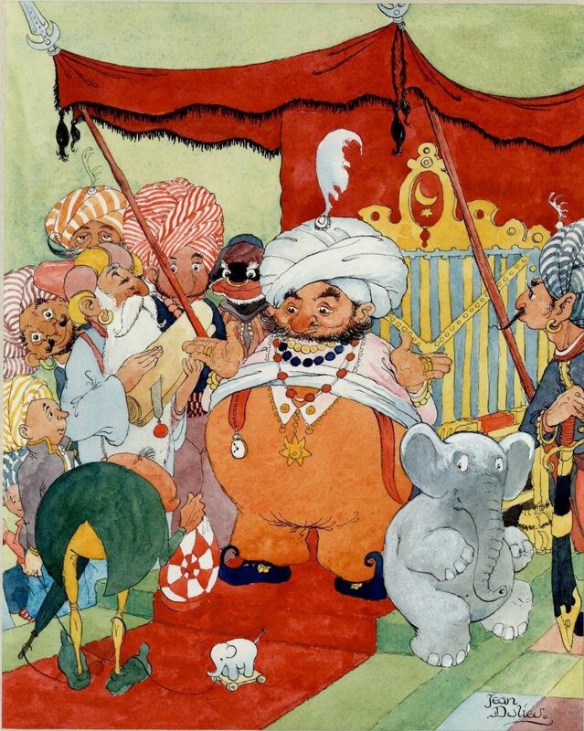 Kevertje Plop by Jean Dulieu - Original Illustration