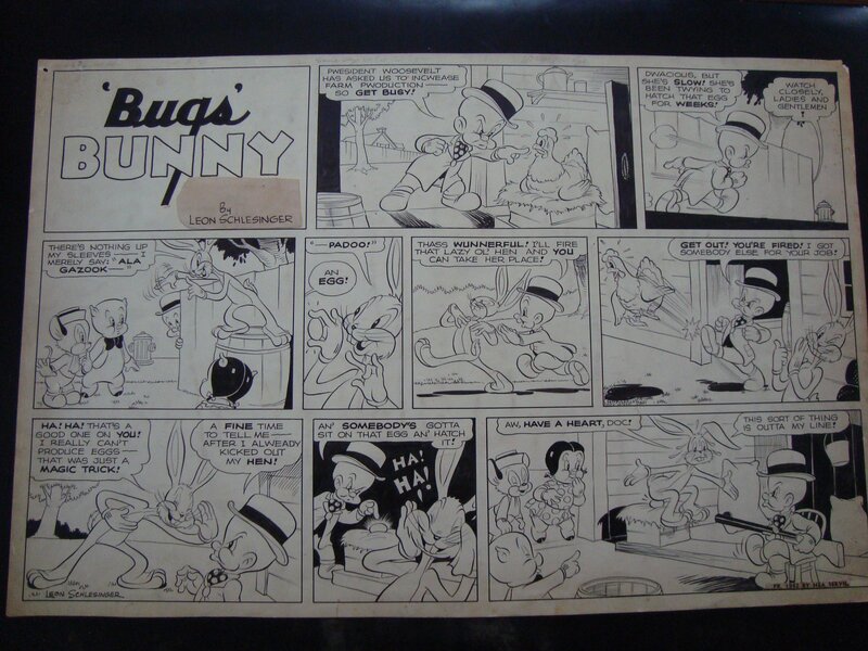 Bugs BUNNY par Chase Craig - Planche originale