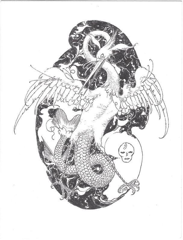 Jeremy Bastian - Gavia: the aquatic bird of the Omerta Seas - Original art