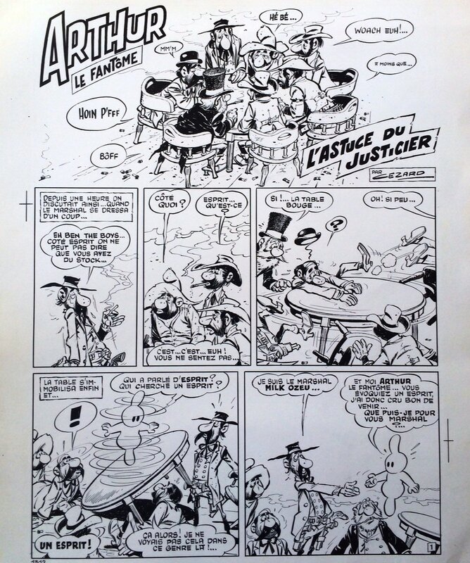 Cézard, Arthur le Fantôme - L'astuce du justicier - Comic Strip