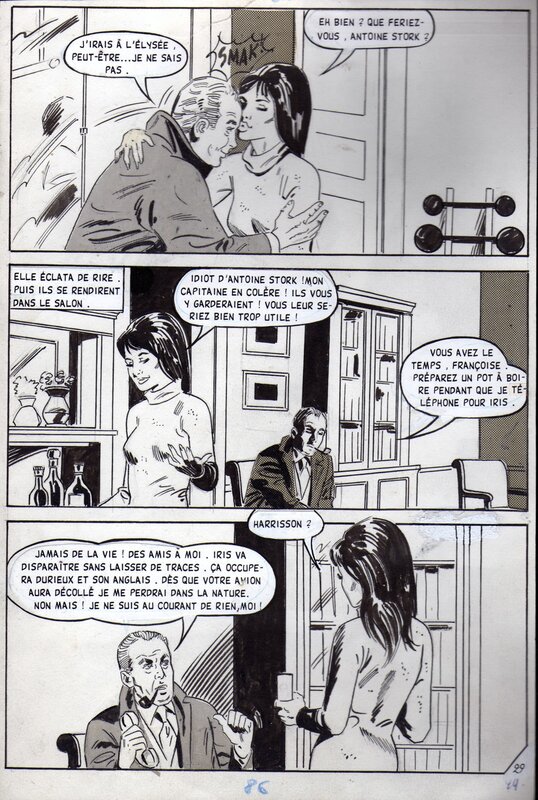 Renaud, Week-End à Pékin planche 26 - La Louve, Artima, 1975 - Comic Strip