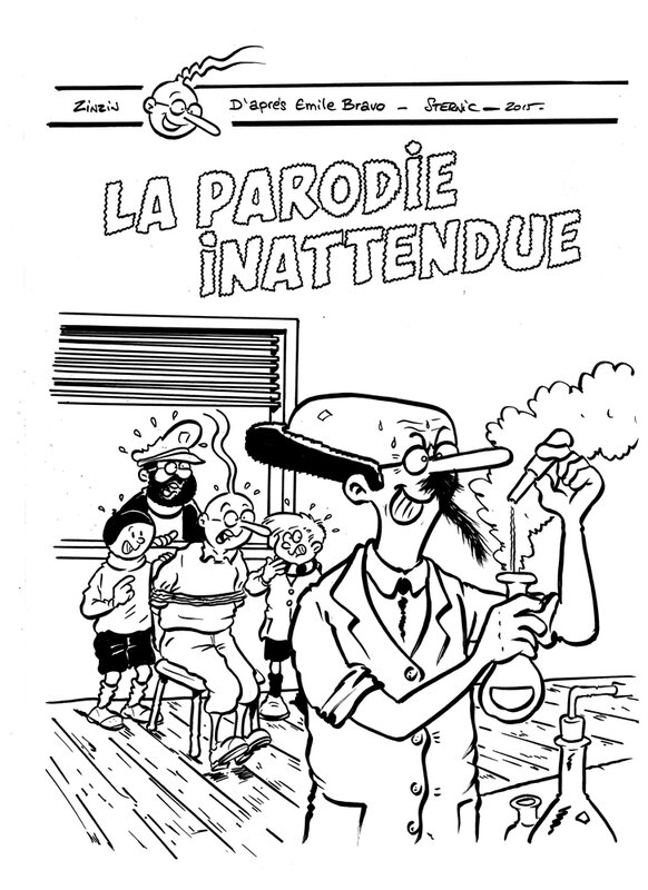 Sternic, La parodie inattendue - Illustration originale