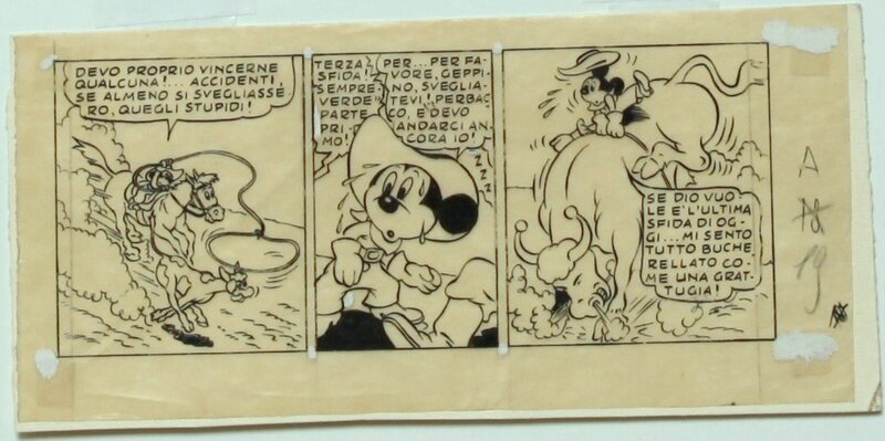 Cow Boy Mickey !! by unknown - Comic Strip