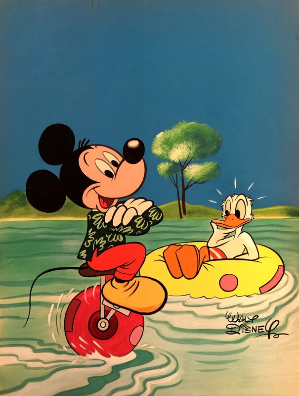 Studios Disney, Journal de Mickey n° 383 du 27 septembre 1959 - Couverture - Original Cover