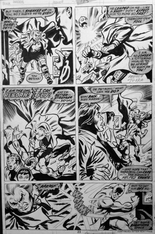 Daredevil #145 par George Tuska, Jim Mooney - Planche originale
