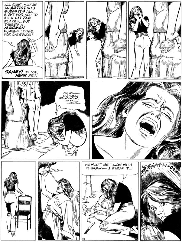Stan Drake, Leonard Starr, Kelly Green  1, 2, 3, Mourez  page 38 - Planche originale Stan Drake, Leonard Starr, Kelly Green  1, 2, 3, Mourez  page 38 - Planche originale