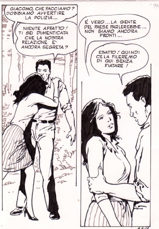 Planche de Luciano Bernasconi (Saint-Germain) - Comic Strip