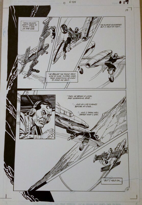 Gil Kane, Vigilante 13, page 19 - Planche originale