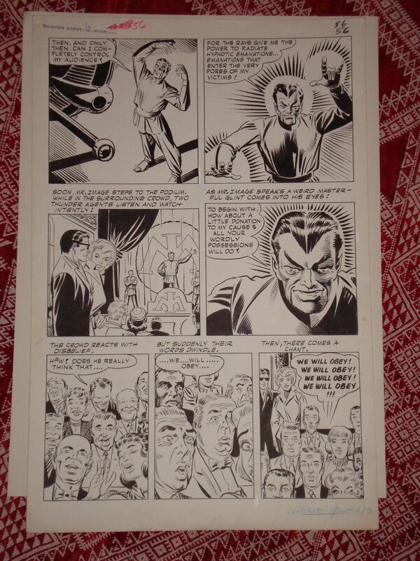 Thunder AGENTS by Steve Ditko - Comic Strip