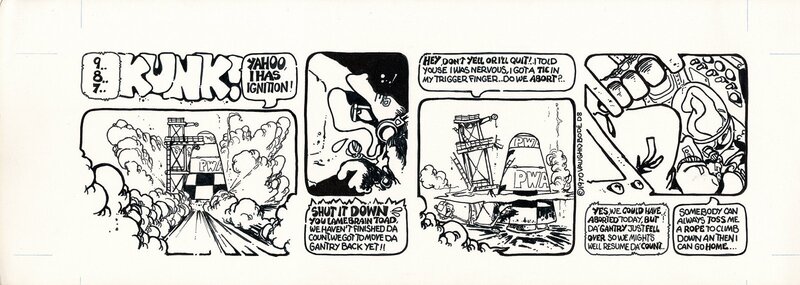 Vaughn Bodé, Vaughn Bode - Sunpot - strip 8 - Planche originale