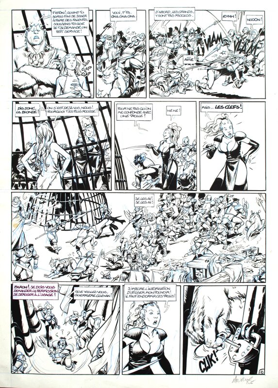 Jean-Louis Mourier, Scotch Arleston, Claude Guth, Trolls de Troy 05 ( Les malifices de la thaumaturge ) - Comic Strip
