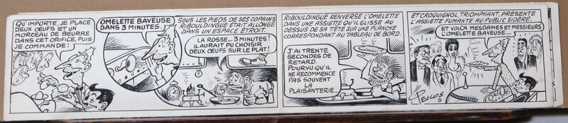 René Pellos, Bande 3 d'une histoire automobile et culinaire ! hilarants pieds nickelés - Comic Strip