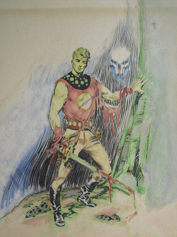 Flash gordon by Frank Frazetta, Al Williamson - Original Illustration Flash gordon by Frank Frazetta, Al Williamson - Original Illustration