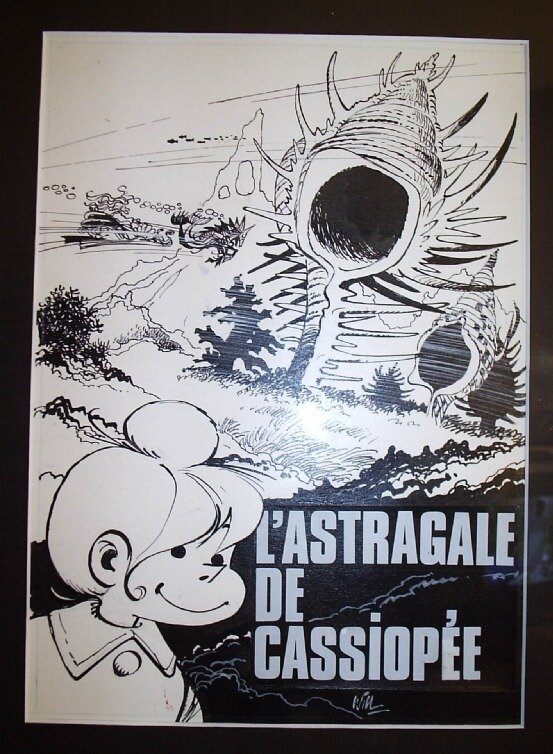 Will, André Franquin, Raymond Macherot, Yvan Delporte, Isabelle n° 4, « L'Astragale de Cassiopée », 1976. - Original Cover