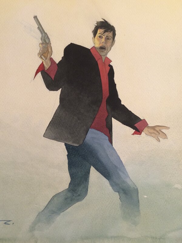 Esad Ribic, Dylan DOG commission - Illustration originale