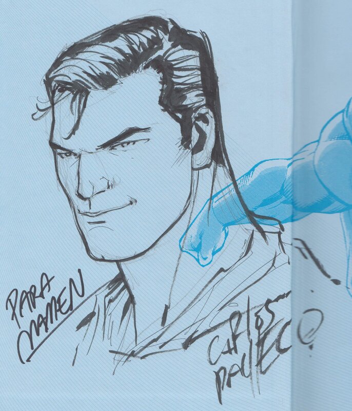 Superman by Carlos Pacheco - Sketch