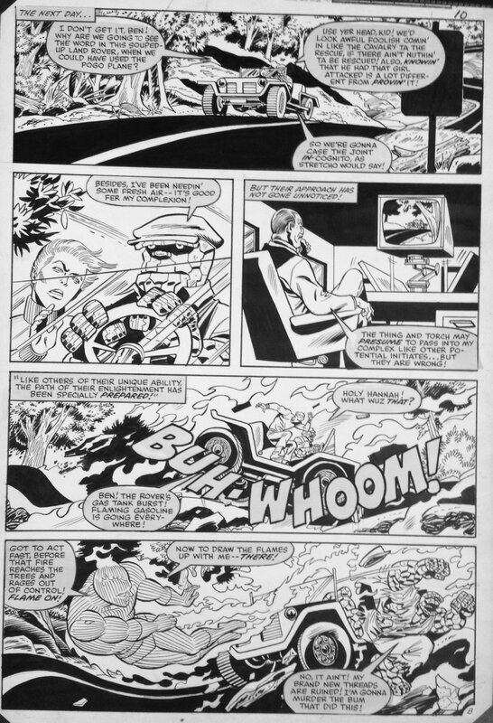 Marvel 2 in-one #89 par Alan Kupperberg, Chic Stone - Planche originale