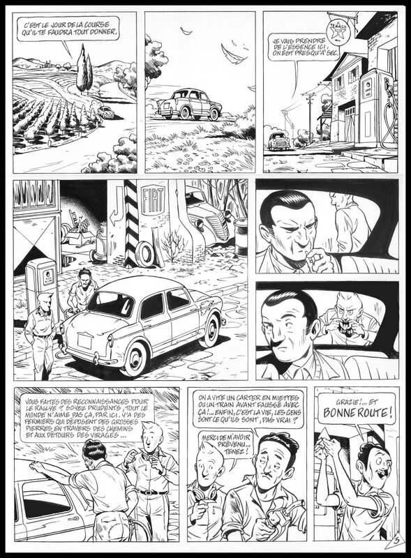 Michel Constant, Denis Lapière, 2013 - Mauro Caldi T7 pl. 3 - Comic Strip