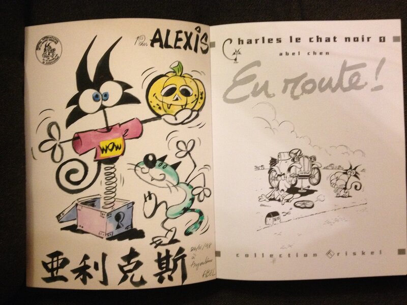 Abel Chen, Charles le chat noir - Sketch