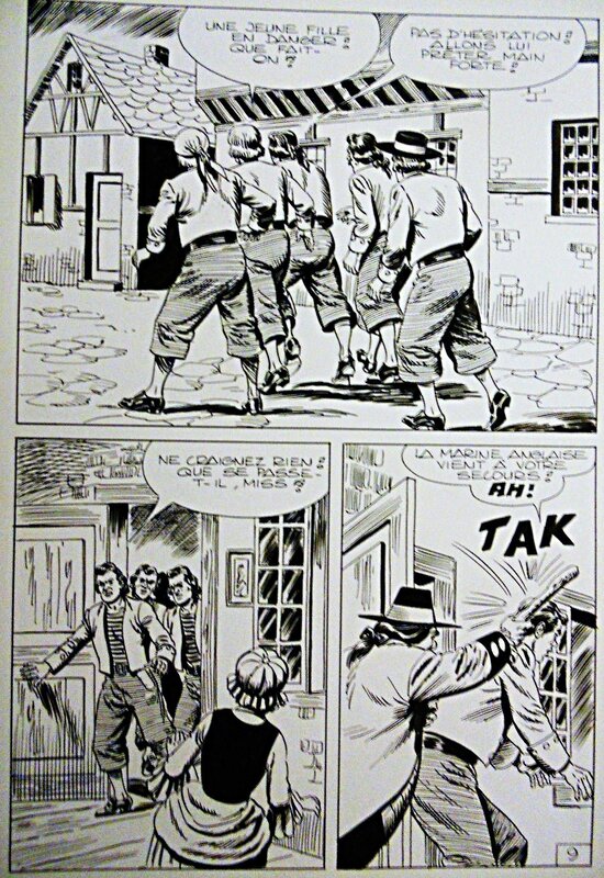 Carlo Cedroni, Blek le roc - L'île sans nom, planche 9, Kiwi 268  (Lug) - Comic Strip
