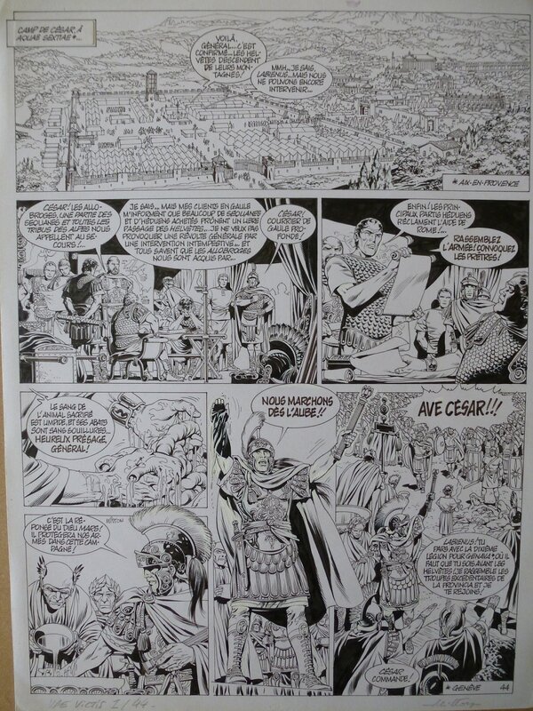 Jean-Yves Mitton, Vae Victis Tome 1 Planche 44 - Comic Strip