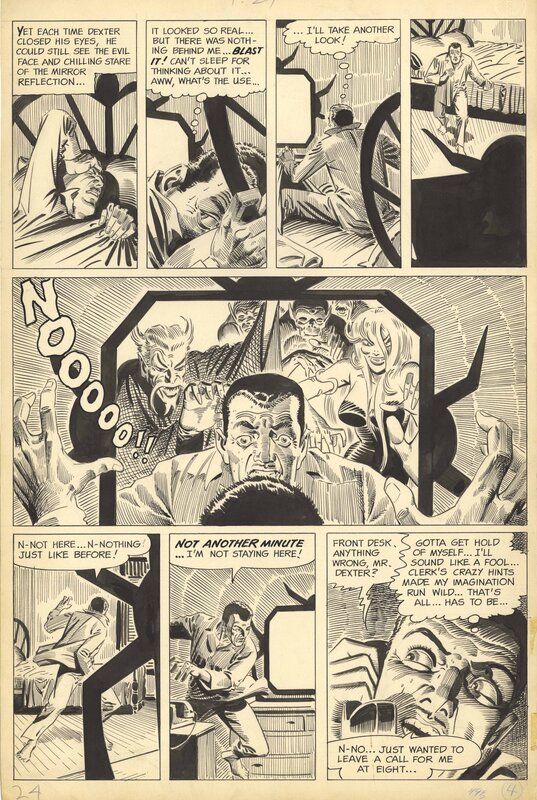 Steve Ditko, Archie Goodwin, Room with a view - PL 4 - Publié dans EERIE #3 - Comic Strip