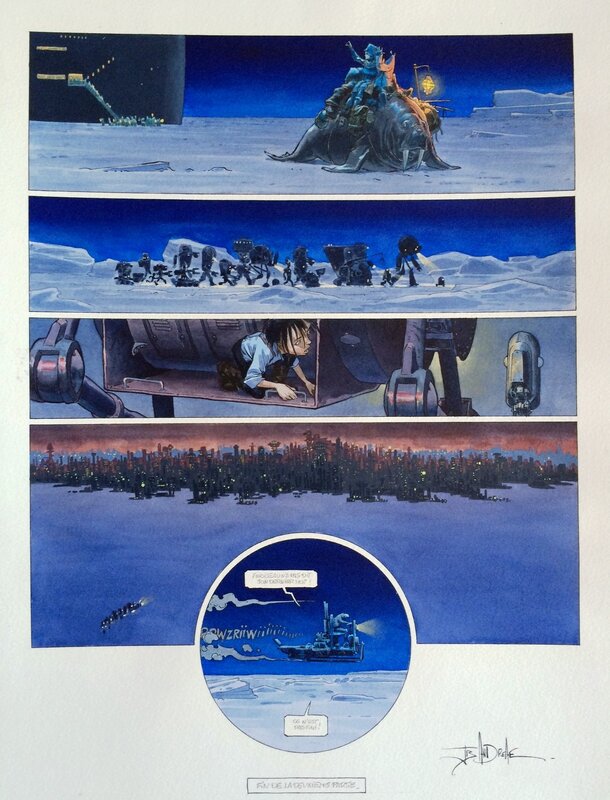 Jean-Baptiste Andréae, Terre mécanique - Antartica - Comic Strip
