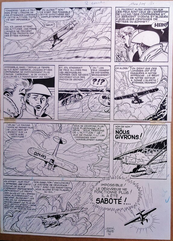 Eddy Paape, Jean-Michel Charlier, Marc Dacier : L'abominable homme des Andes - Comic Strip