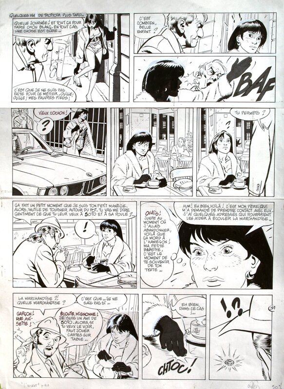 Alain Dodier, Jérôme K. Jérôme Bloche – Tome #9 – L'Absent - Comic Strip