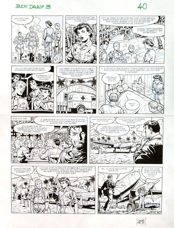 Jean-Michel Arroyo, Buck Danny Classic – Tome#3 - Les fantômes du soleil levant - Comic Strip