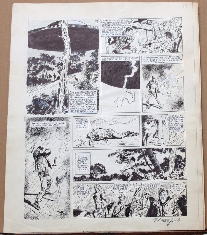 Robert Gigi, Jacques Lob, Page 50 - les apparitions Ovni - Dargaud - Comic Strip