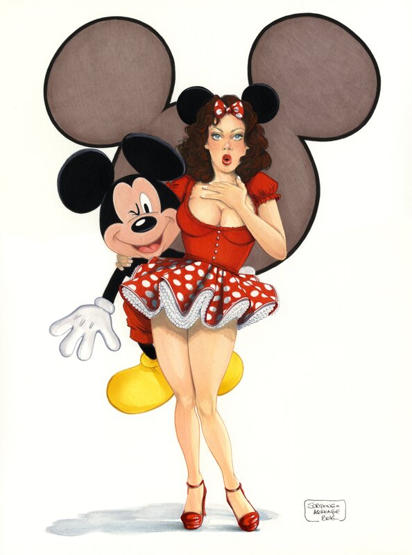 Oh ! Mickey ! by Sorgone et Arhkage - Original Illustration