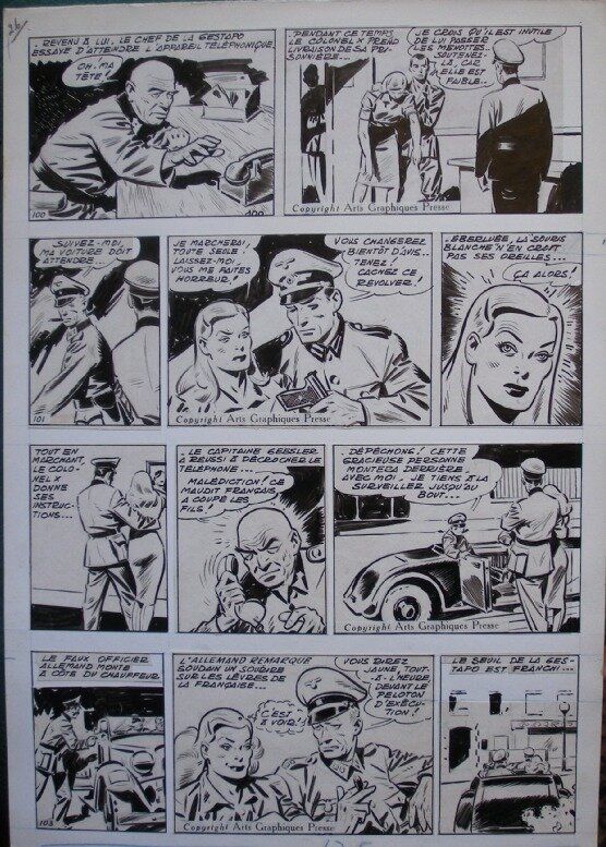 Poivet colonel X by Raymond Poïvet - Comic Strip