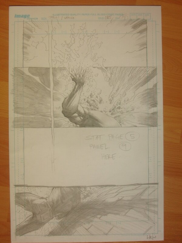 Spawn #185 page 7,Whilce Portacio - Planche originale Spawn #185 page 7,Whilce Portacio - Planche originale