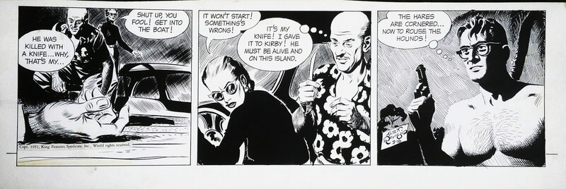 Rip KIRBY by Alex Raymond - Comic Strip
