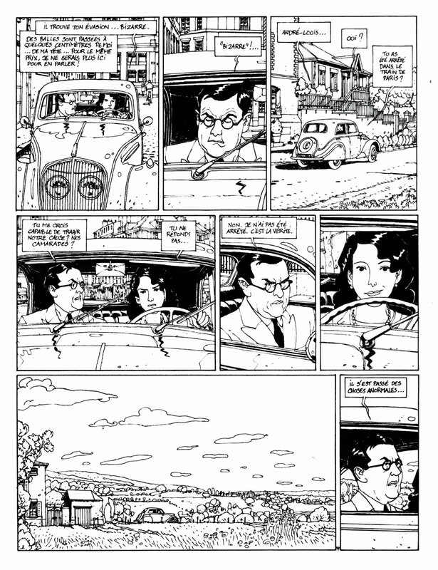 Jean-Michel Beuriot, Philippe Richelle, Amours fragiles - T.5 - Résistance - planche n°41 - Comic Strip