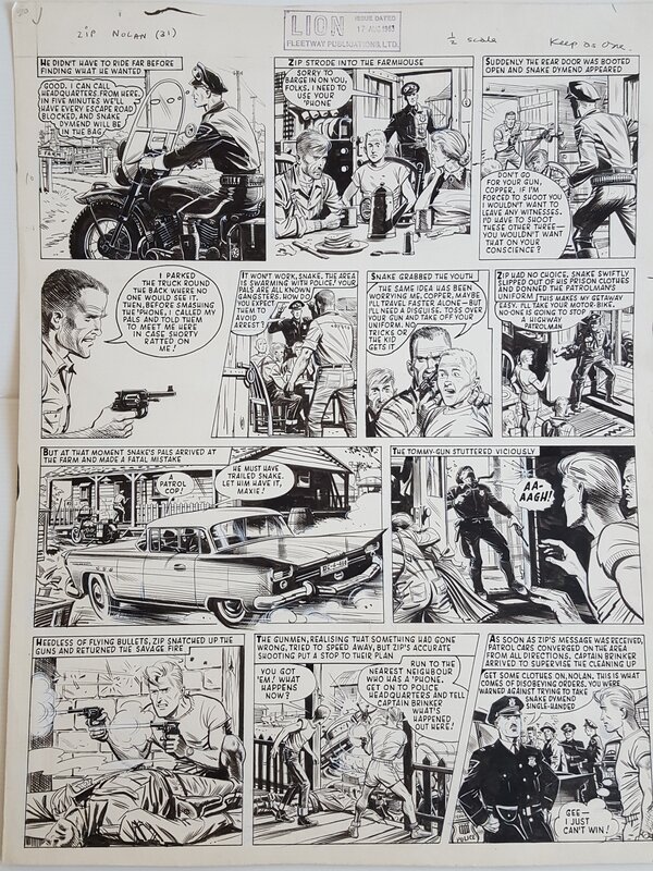 Joe colquhoun  zip nolan 1963 - Comic Strip