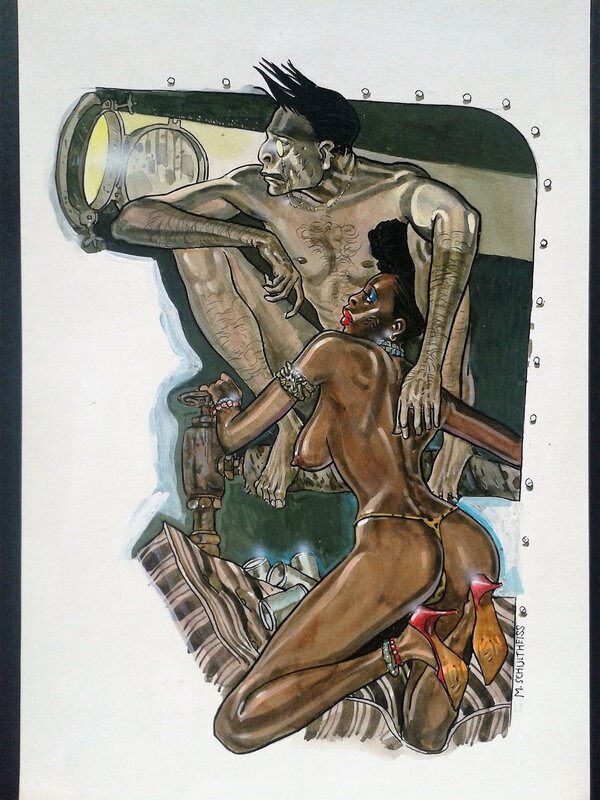 Matthias Schultheiss, Couverture CIRCUS 93 - Le rève de requin - Comic Strip Matthias Schultheiss, Couverture CIRCUS 93 - Le rève de requin - Comic Strip