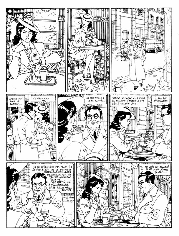 Jean-Michel Beuriot, Philippe Richelle, Amours fragiles - T.5 - Résistance - planche n°12 - Comic Strip