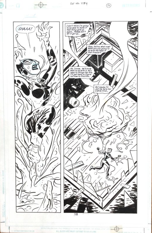 Catwoman #4 Page 18 par Darwyn Cooke, Mike Allred, Ed Brubaker - Planche originale