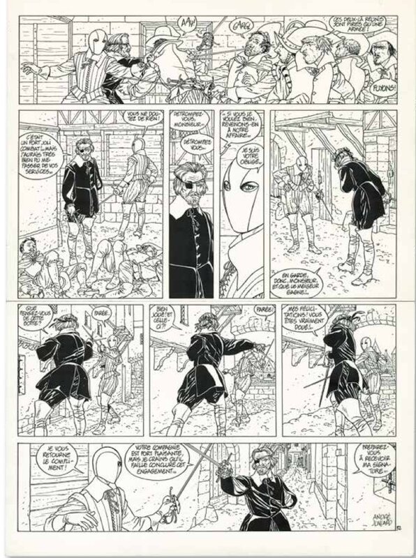 André Juillard, Les 7 Vies de l'Epervier-Tome VII - Comic Strip